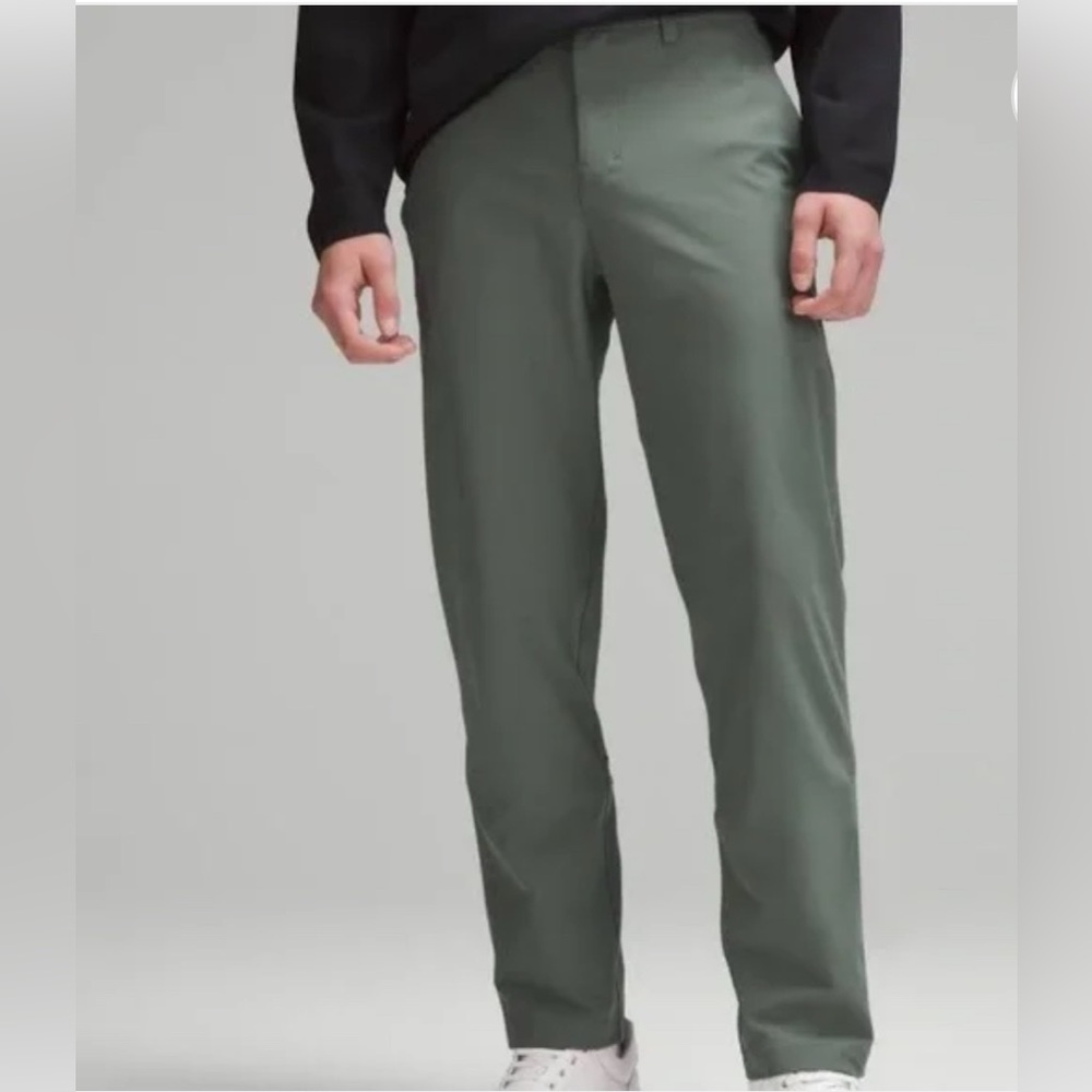 LULULEMON ABC FLAT FRONT CLASSIC-FIT PANTS | ARMY GREEN | 28x32 | NEW WITH TAGS!